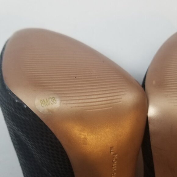 BCB Generation Women's Snake Skin Black Stiletto heels Sz 8M - Picture 5 of 8